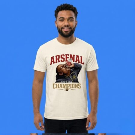 Arsenal Bottle Meme 2025-26 Premier League Champions Shirt