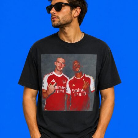 Arsenal Soccer Middle Finger Gesture Shirt