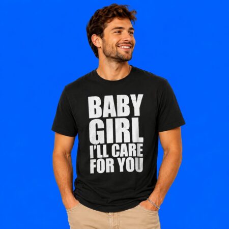 Baby Girl I'll Care For You Aesthetic Quote Shirt