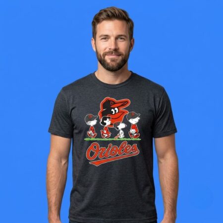 Baltimore Orioles Peanuts Snoopy Abbey Road 2026 Shirt