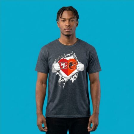 Baltimore Orioles SF 49ers Scratch Tee