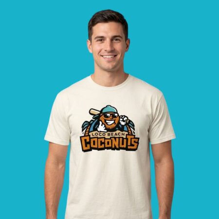 Banana Ball Team Loco Beach Coconuts Logo Shirt