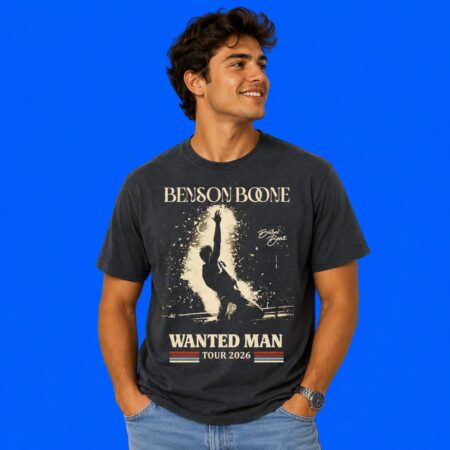 Benson Boone Wanted Man Tour 2026 Concert Shirt