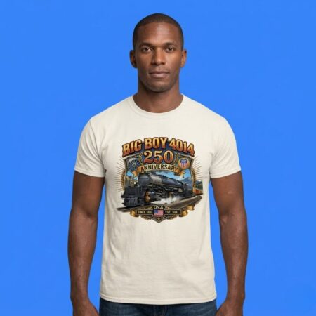 Big Boy 4014 Train USA 250th Anniversary Shirt