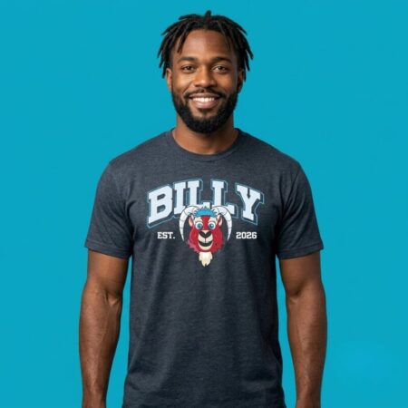 Billy Mascot Goatheads Hockey 2026 Tee