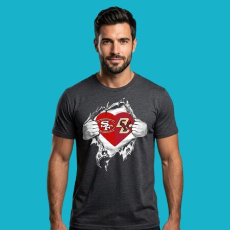 Boston College Eagles SF 49ers Scratch Tee