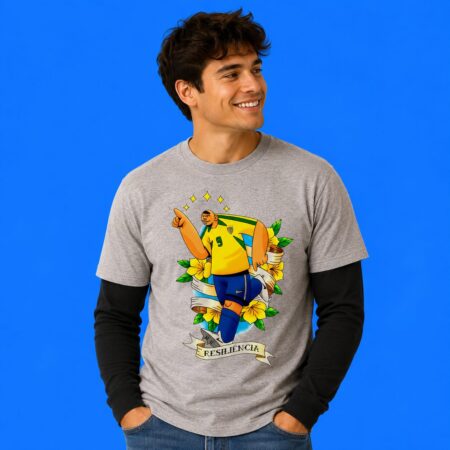 Brazil Ronaldo Nazario R9 Resiliencia Football Shirt