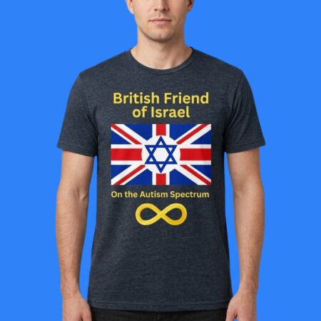 British Friend Of Israel Autism Spectrum Flag Shirt