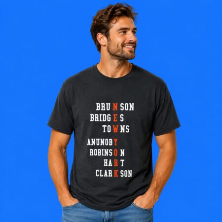 Brunson Bridges Towns Anunoby Robinson Knicks Roster Shirt