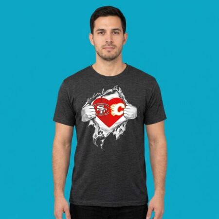 Calgary Flames SF 49ers Scratch Tee