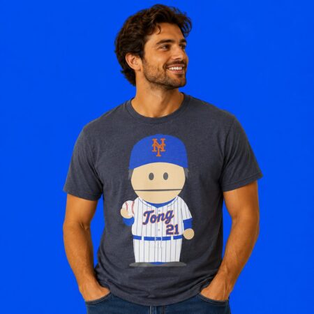 Canadian Canon Tong 21 New York Mets Fan Graphic Tee