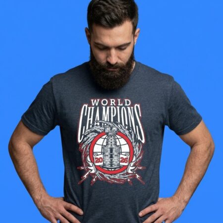 Carolina Hockey Champions 2026 Graphic Shirt Hurricanes Fan Gear