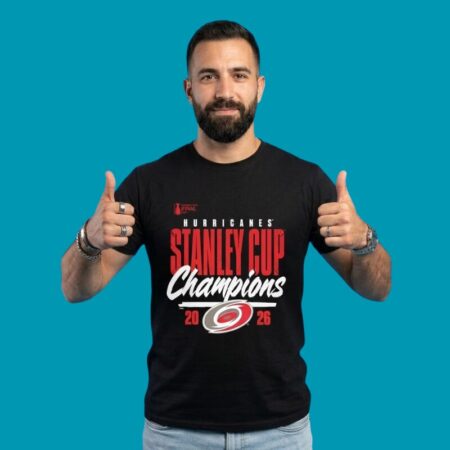 Carolina Hurricanes Red 2026 Stanley Cup Champions T-Shirt