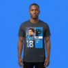 Carolina Panthers Extending WR Jalen Coker Fan Graphic Tee