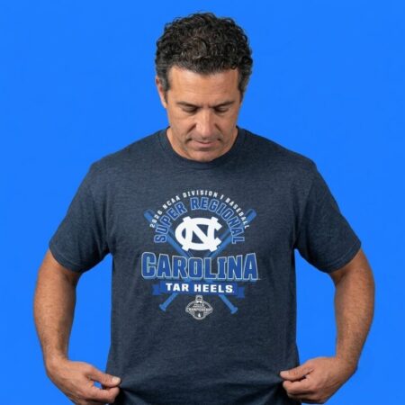 Carolina Tar Heels 2026 NCAA DI Baseball Super Regionals T-Shirt