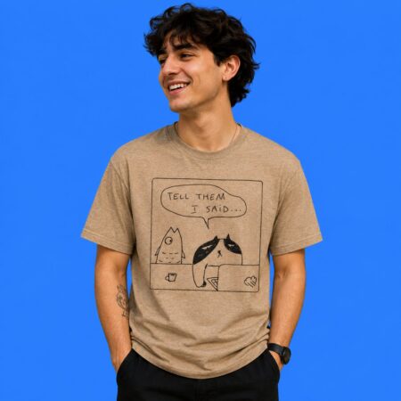 Cat And Fish Tell Them I Said Shirt