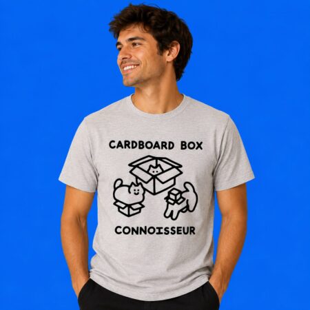 Cat Cardboard Box Connoisseur Tee