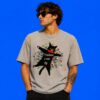 Cat I Believe I Can Fly Neon Graphic Shirt