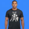 Cat Knight Hell Sent Me Back Funny Cartoon Graphic Shirt