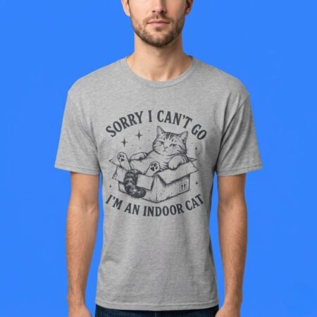 Cat Sorry I Can't Go I'm An Indoor Cat Shirt