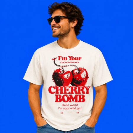 Cherry Bomb hello world I'm your wild girl tee