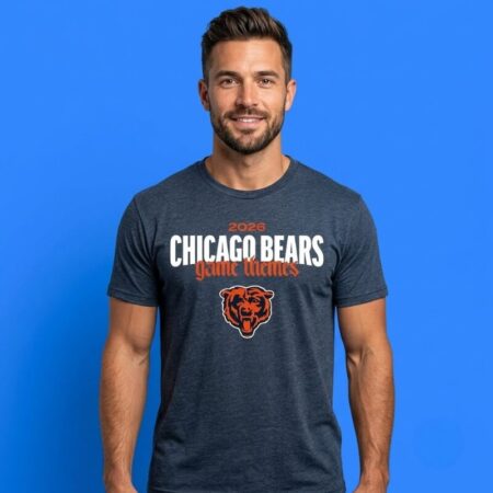 Chicago Bears 2026 Game Day Theme Official Graphic Fan Shirt