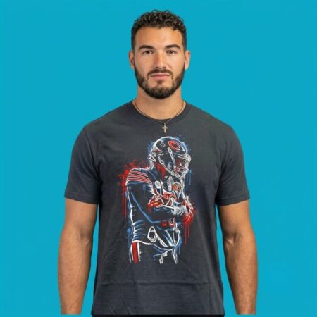 Chicago Bears Football Player Art NFL T-Shirt