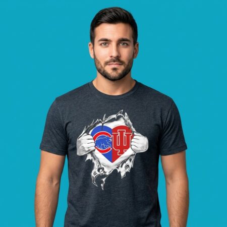 Chicago Cubs Indiana Hoosiers Scratch Tee