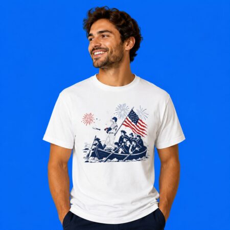 Chicago Cubs PCA Crossing The Delaware 4th Of July Shirt
