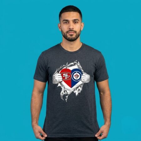 Chicago Cubs SF 49ers Scratch Logo Tee