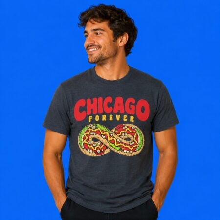 Chicago Forever Hot Dog Graphic Tee