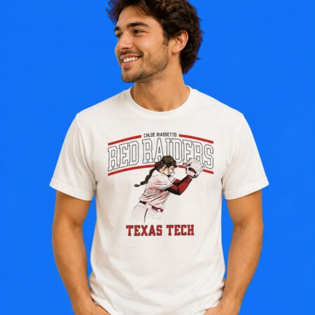 Chloe Riassetto Texas Tech Softball Star Pose Tee