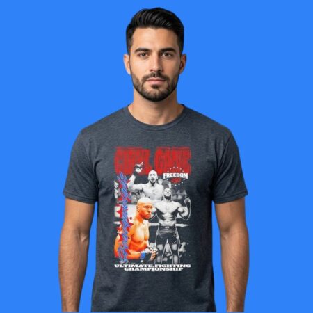 Ciryl Gane UFC Freedom 250 Heavyweight MMA Fighter Shirt