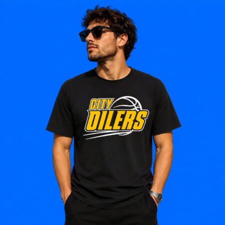 City Oilers Basketball Club Logo Shirt