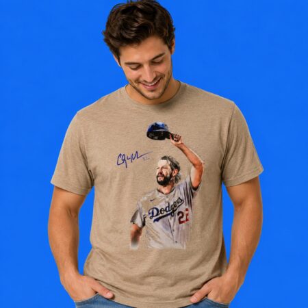 Clayton Kershaw Los Angeles Dodgers Baseball Signature Shirt LA Legend Merch