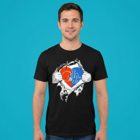Cleveland Browns LA Dodgers Scratch Tee