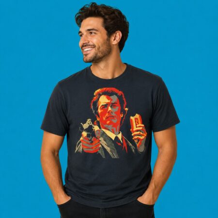 Clint Eastwood Hot Dog And Gun Vintage Shirt