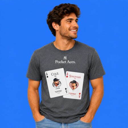 Cole And Schlittler New York Yankees Pocket Aces Tee
