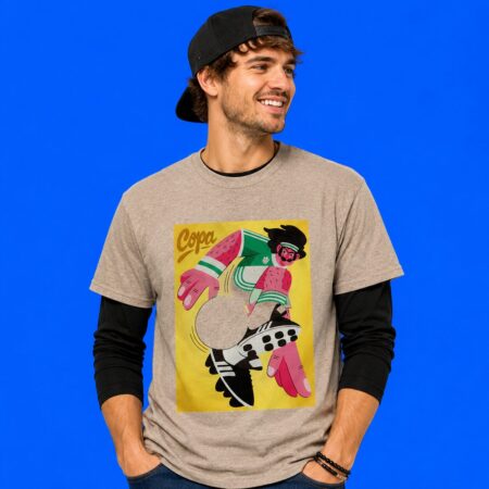 Copa America Conmebol Player Cartoon Soccer Shirt