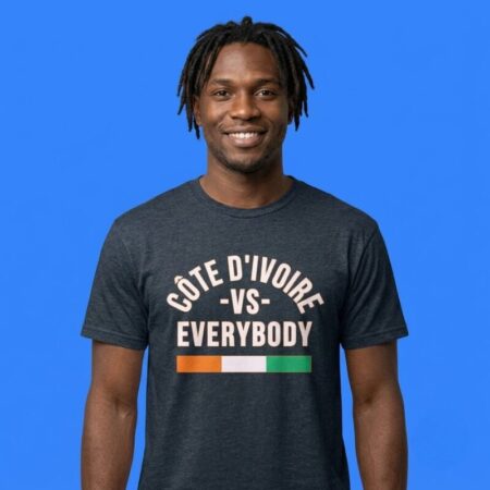 Cote d'Ivoire vs Everybody Ivory Coast Soccer Fan Shirt