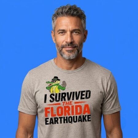 Crocodile I survived the Florida earthquake shirt