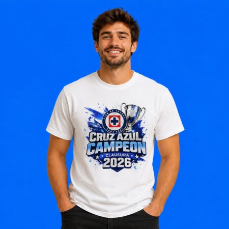 Cruz Azul Campeon Clausura 2026 Trophy Shirt Liga MX Soccer Champion Tee
