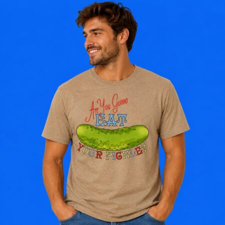 Cucumber Are You Gonna Eat Your Pigkle Shirt Cute Funny Vegetable Pun Tee