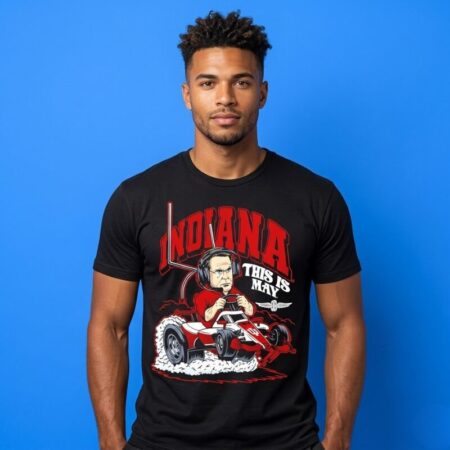 Curt Cignetti Driving An IndyCar 2026 Cartoon Graphic Shirt