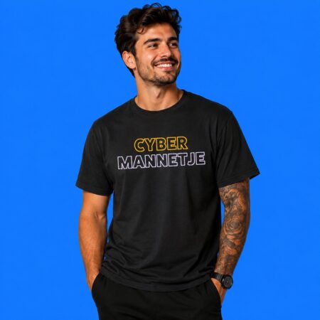 Cyber Mannetje Cartoon Character Shirt