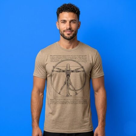 Da Vinci Never Foresaw This Alien Anatomy Graphic Print Tee