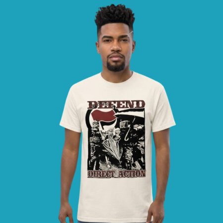 Defend Direct Action Antifa Protest Activism T-Shirt