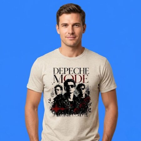 Depeche Mode Enjoy The Silence DM 1980 Shirt Retro Goth Synth-Pop Tee
