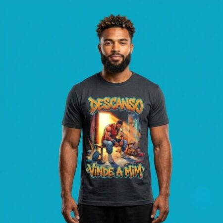 Descanso Vinde A Mim Mateus 11-28 Christian T-Shirt