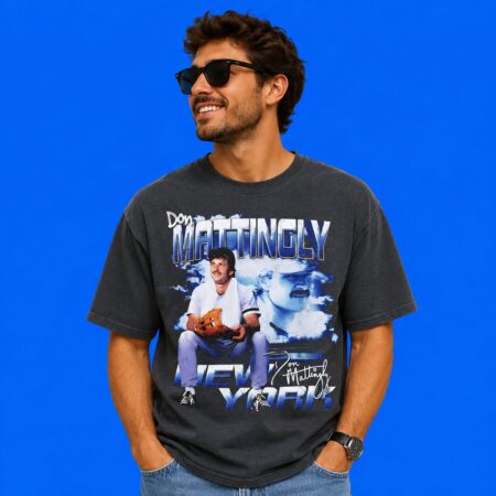 Don Mattingly New York Yankees signature grunge